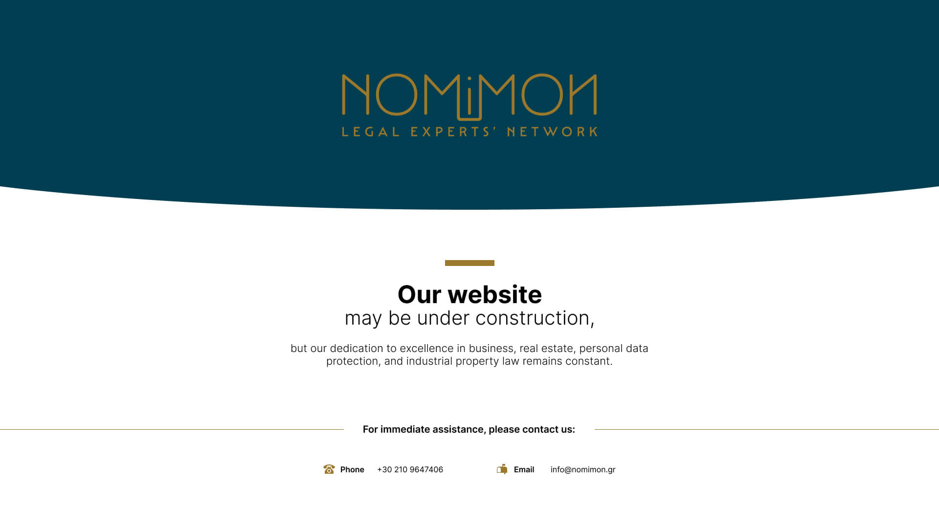 Construction work in progress